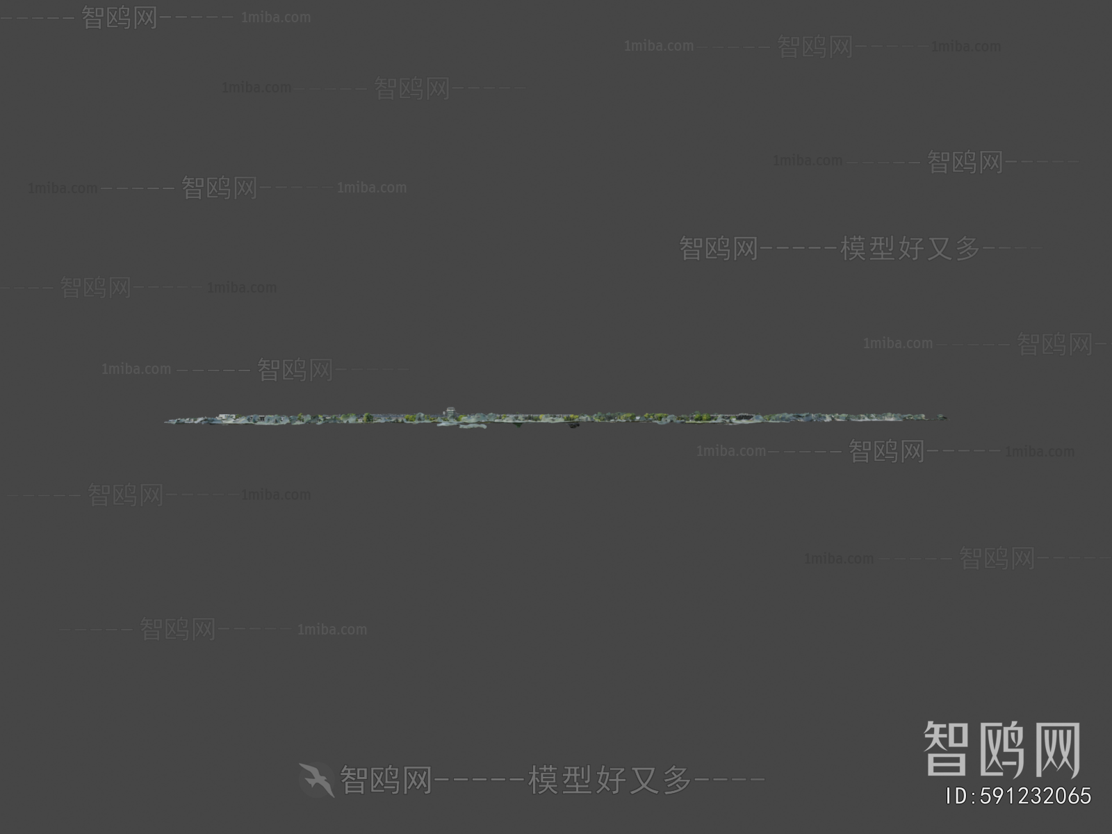 Modern Architectural Bird's-eye View Planning