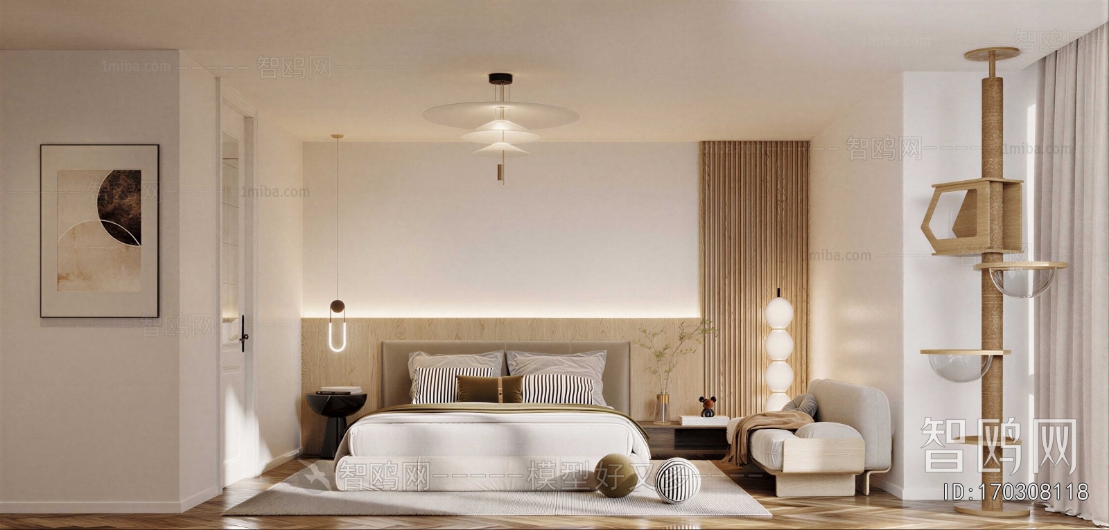 Wabi-sabi Style Bedroom