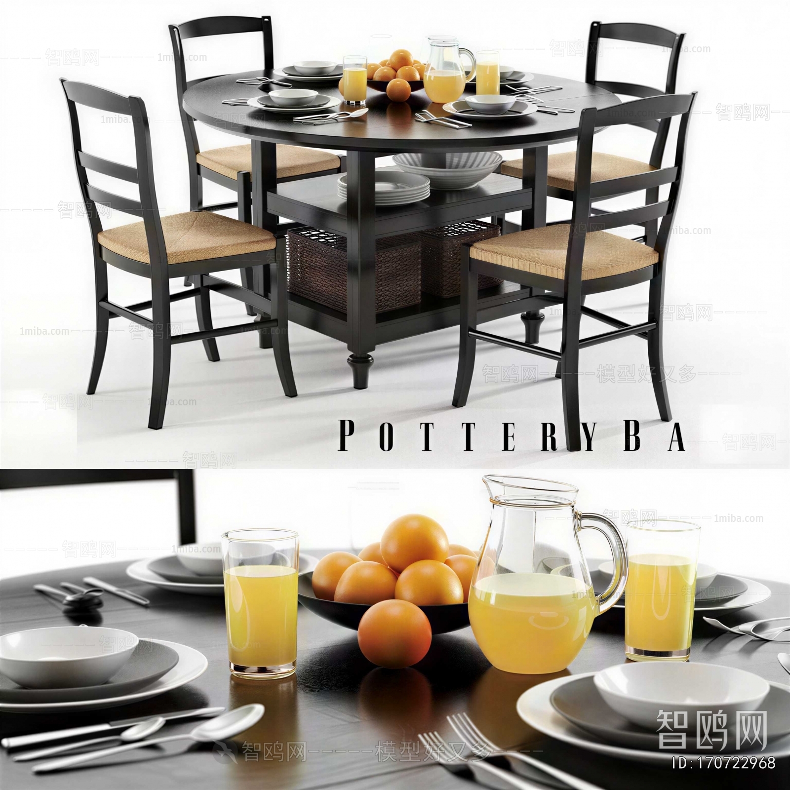American Style Dining Table And Chairs