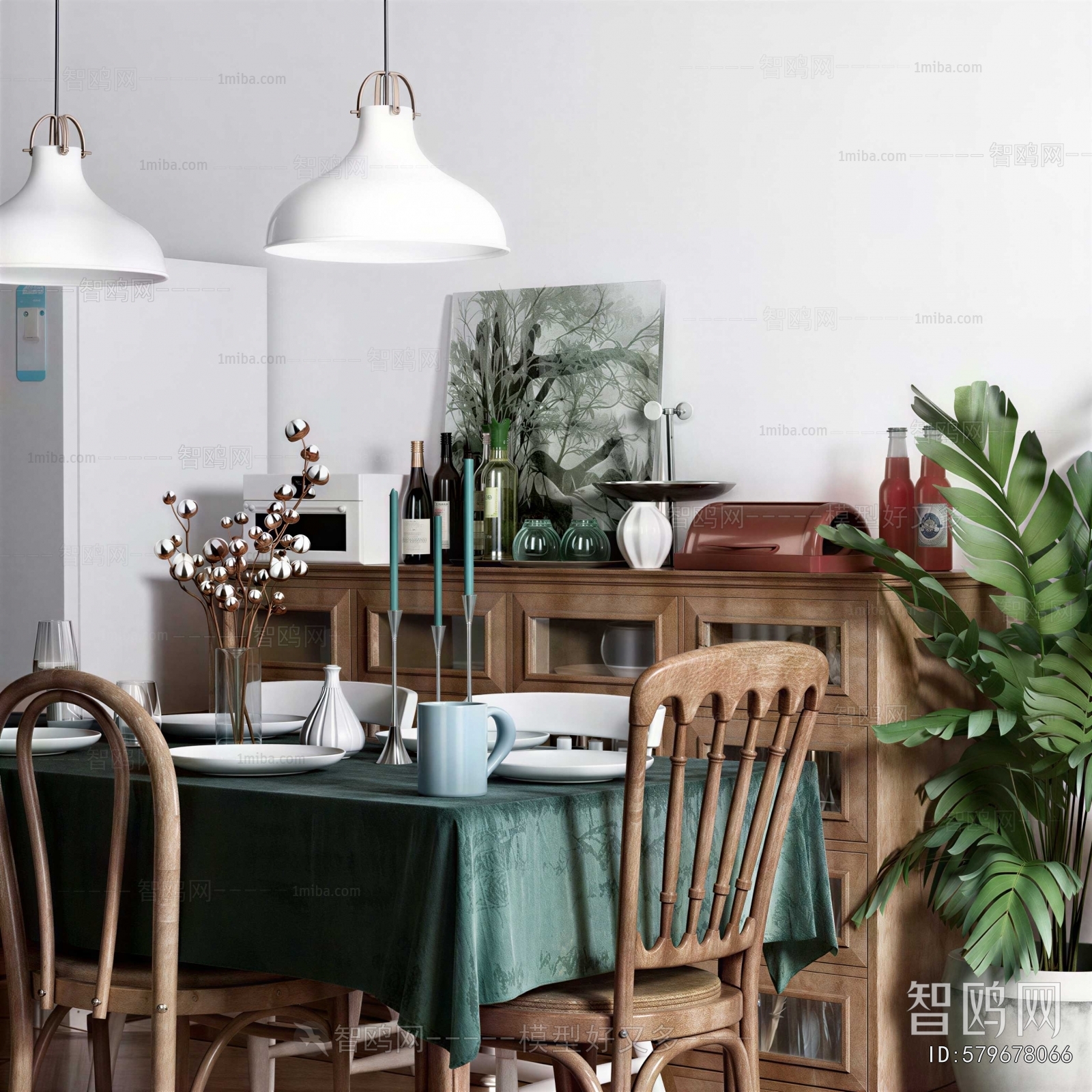 American Style Dining Table And Chairs