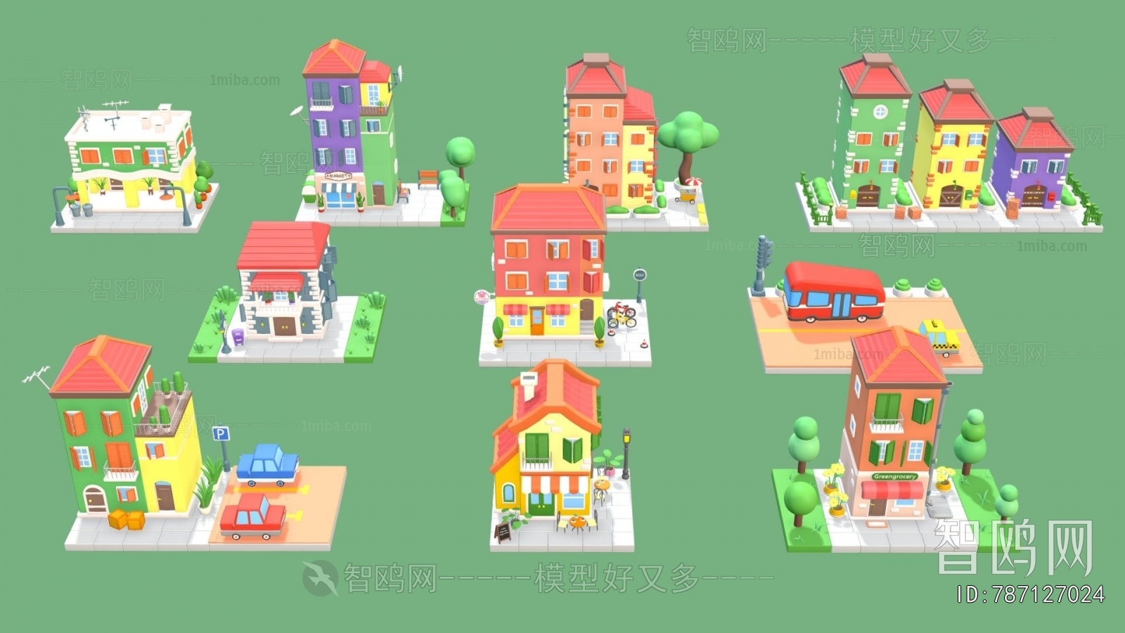 Modern Cartoon House