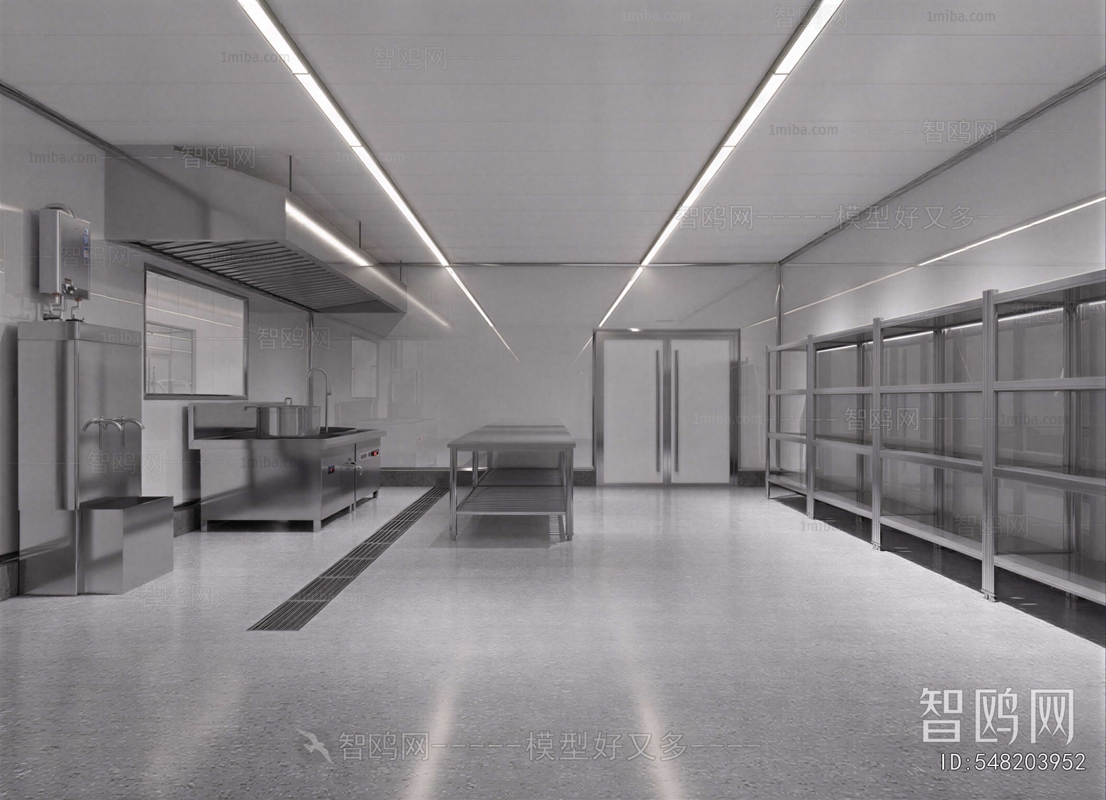 Modern Central Kitchen