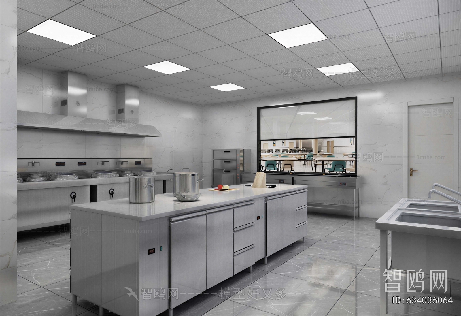 Modern Central Kitchen