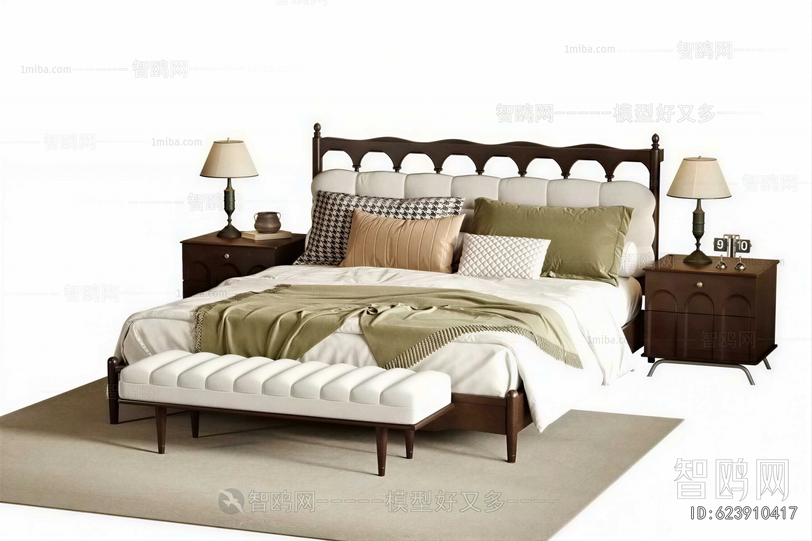 French Style Double Bed