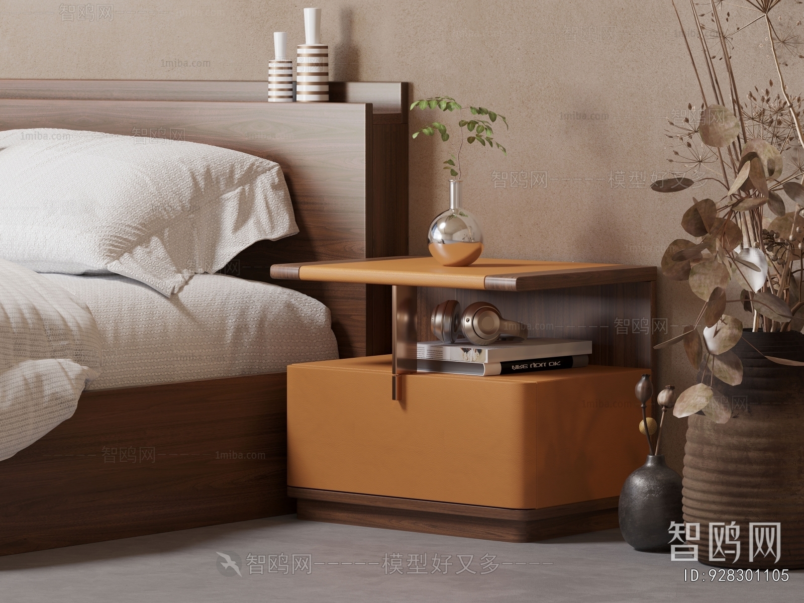 Modern Bedside Cupboard