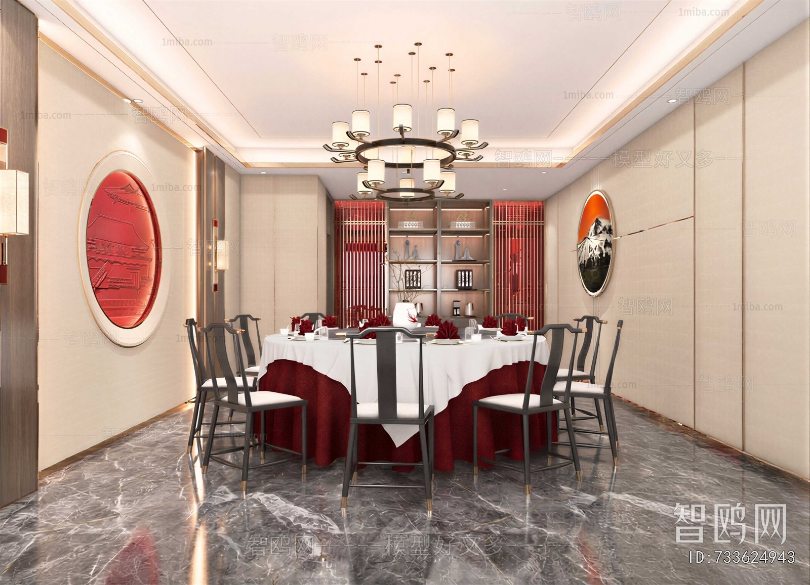 New Chinese Style Restaurant Box