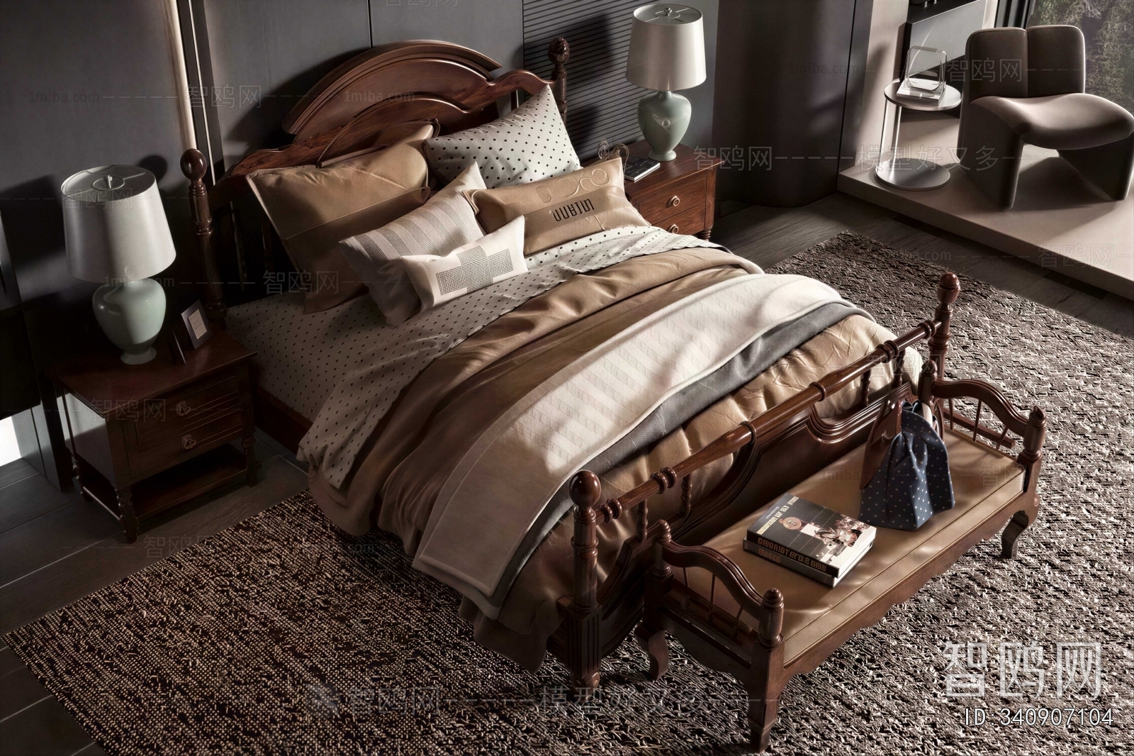 American Style Double Bed