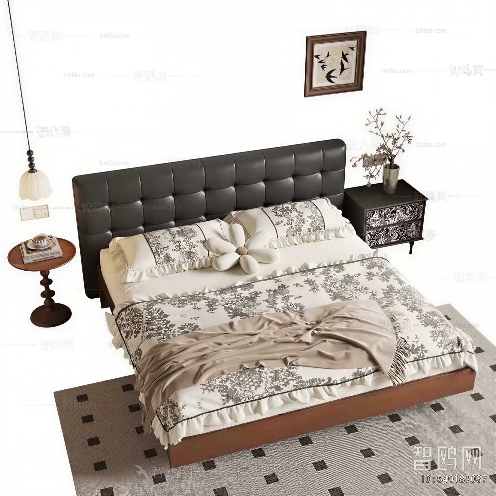 French Style Double Bed