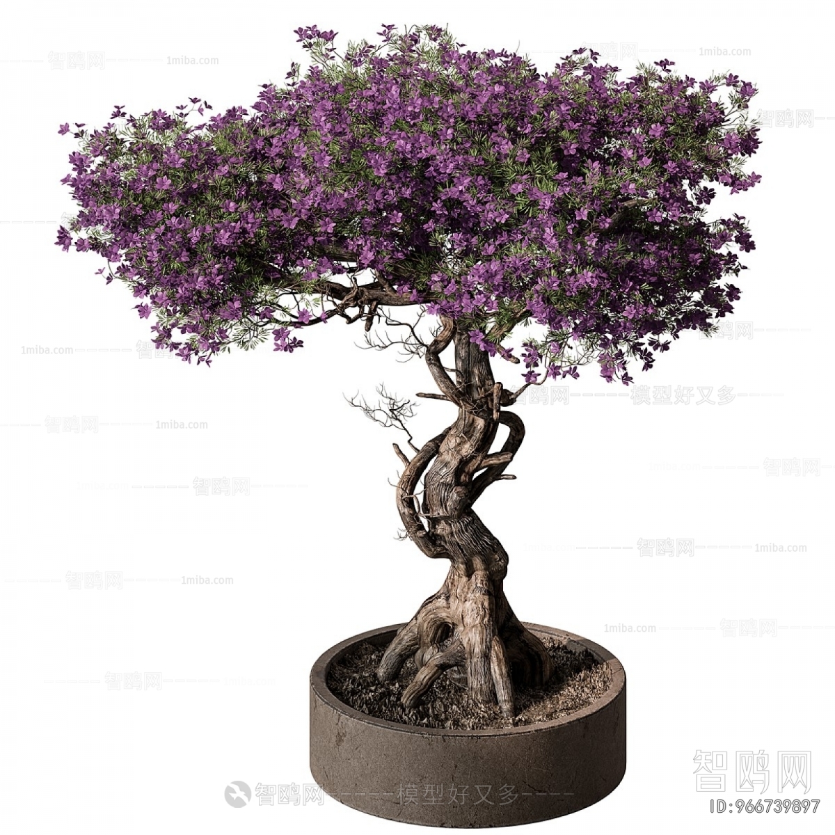 Modern Ground Green Plant Potted Plants