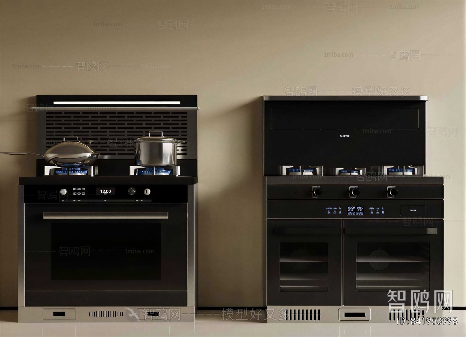 Modern Kitchen Electric Gas Range