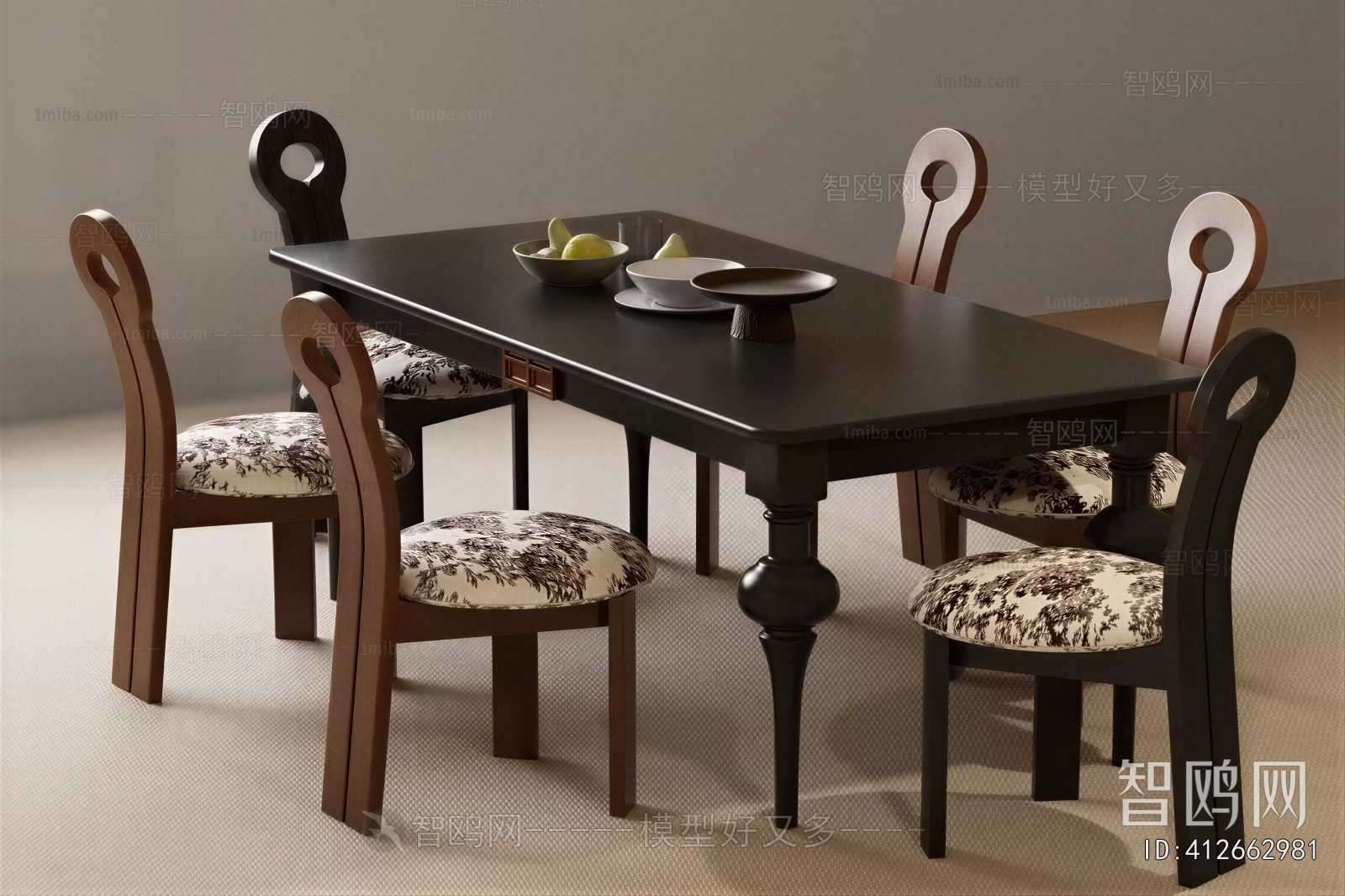 French Style Dining Table And Chairs