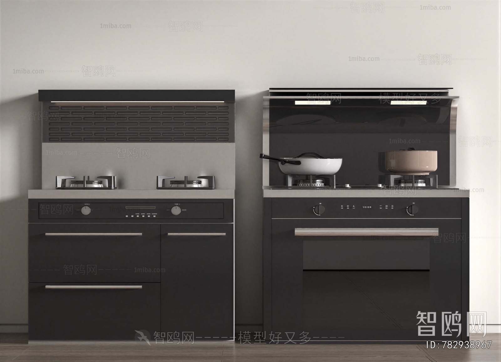 Modern Kitchen Electric Gas Range