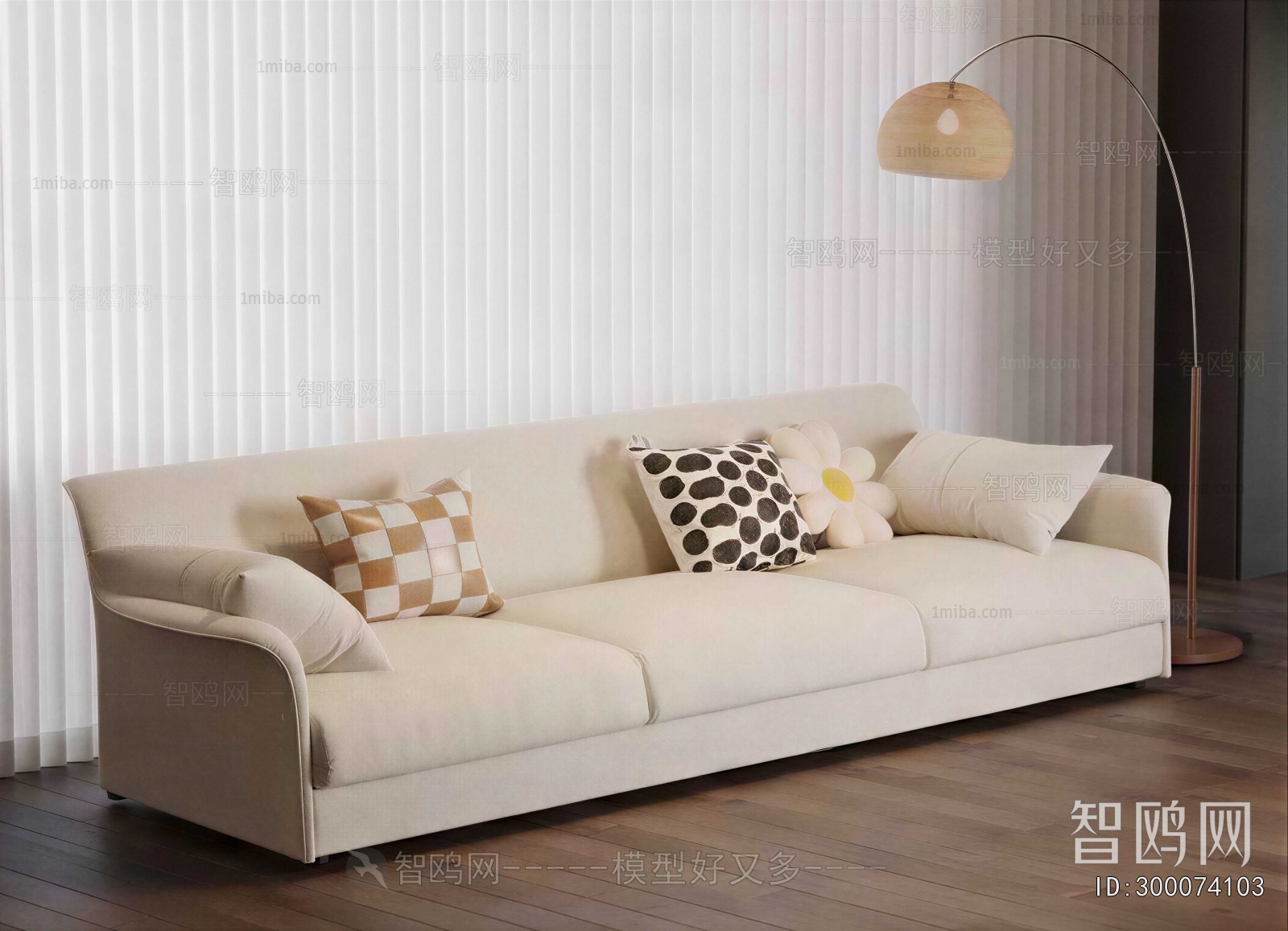 Modern Three-seat Sofa