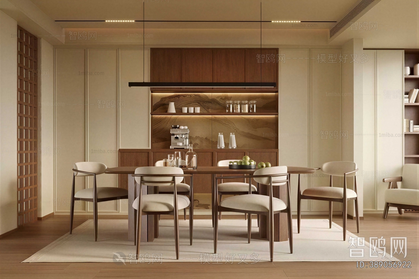 New Chinese Style Dining Room