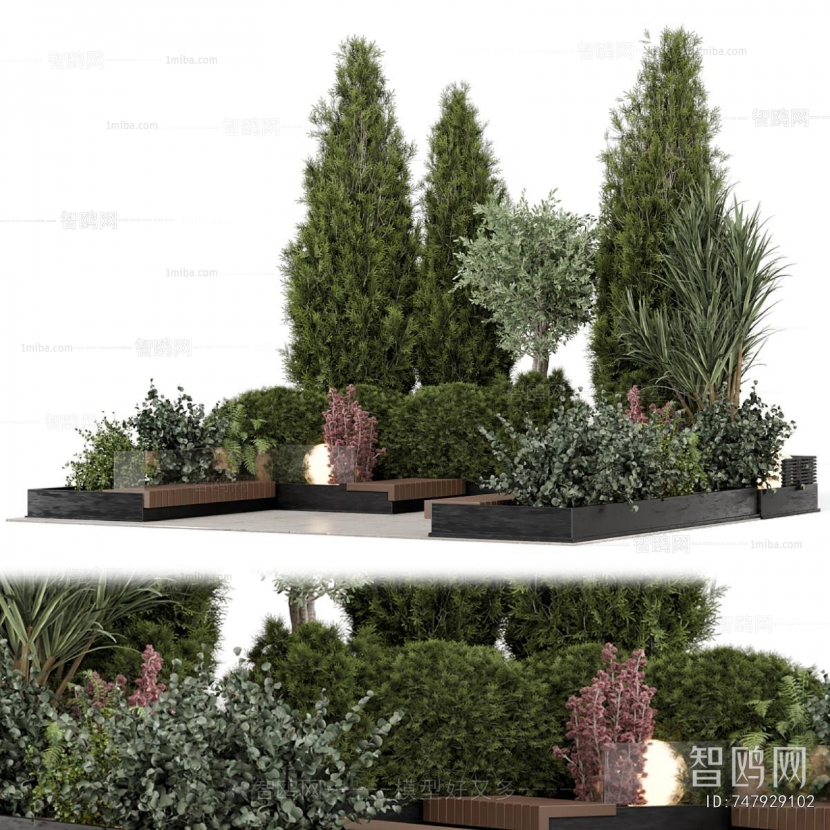 Modern Flower Bed, Flower Bowl, Flower Box