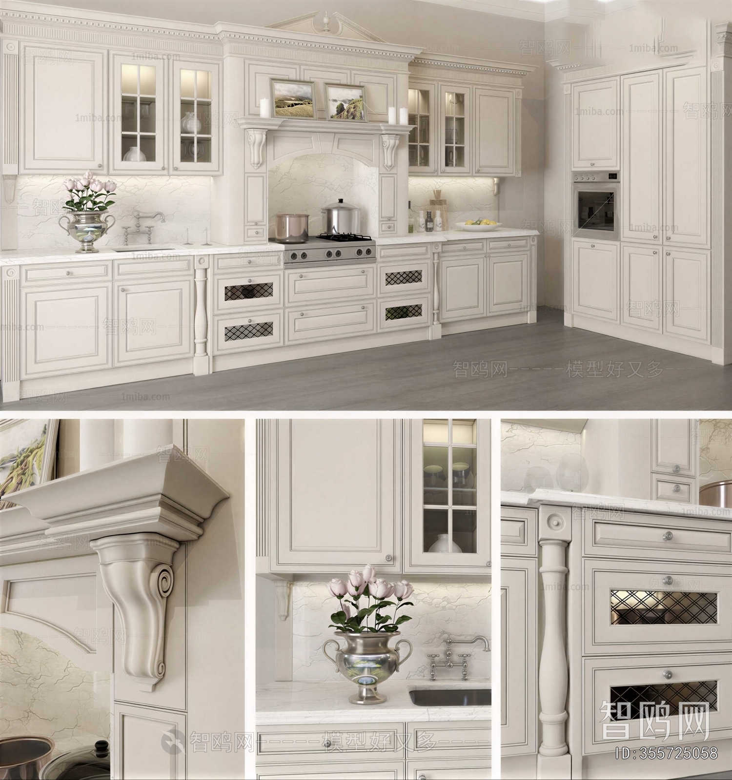 European Style Kitchen Cabinet