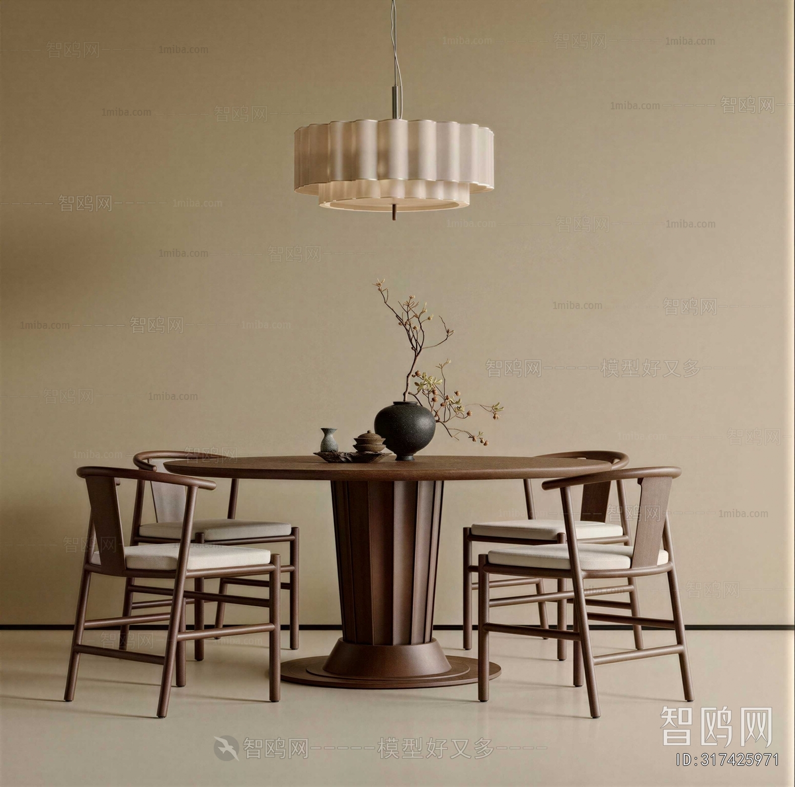 New Chinese Style Dining Table And Chairs