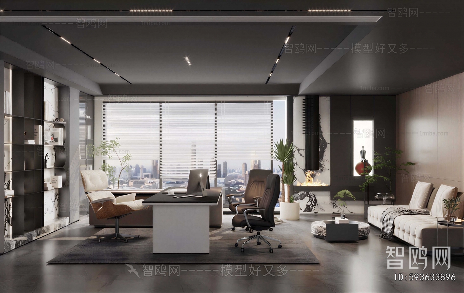 Modern Manager's Office