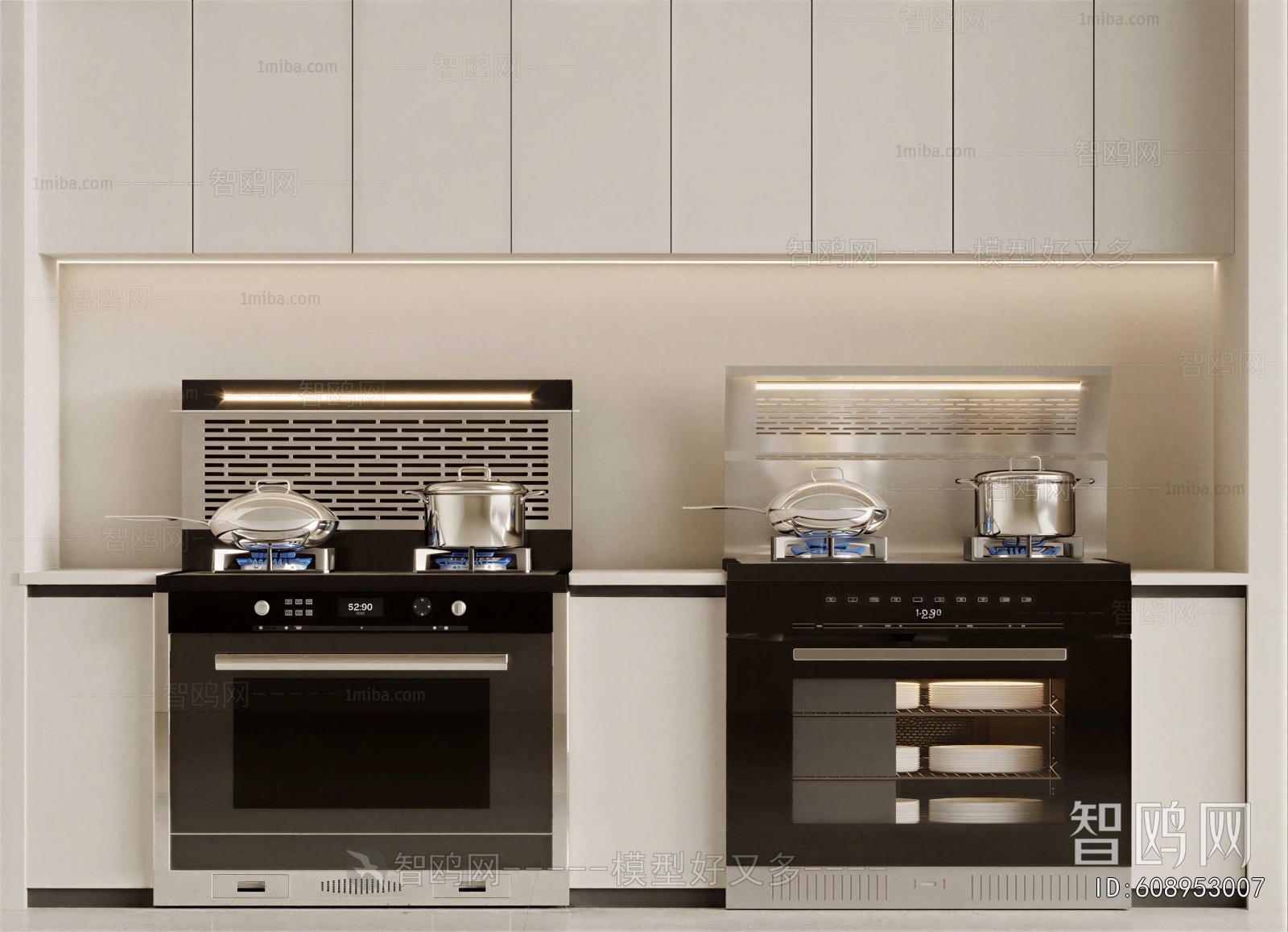 Modern Kitchen Electric Gas Range