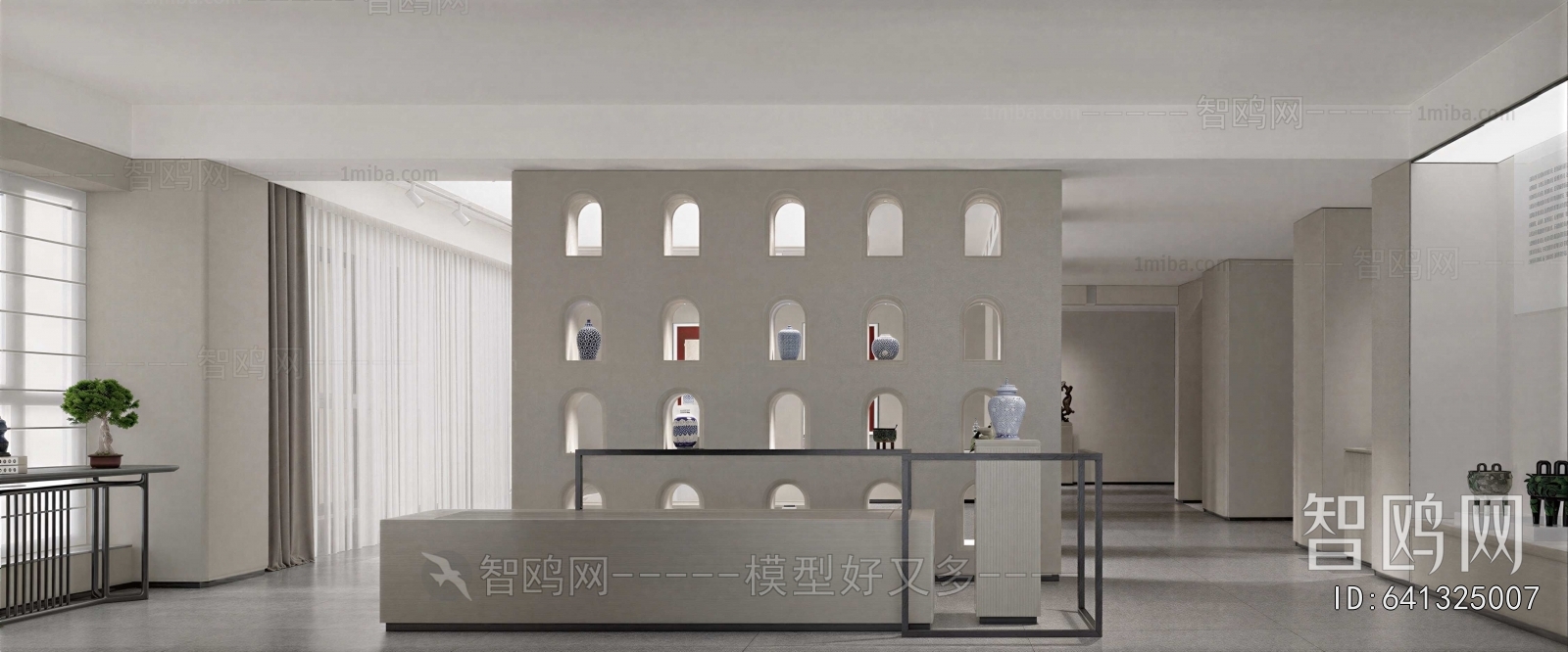 New Chinese Style Exhibition Hall