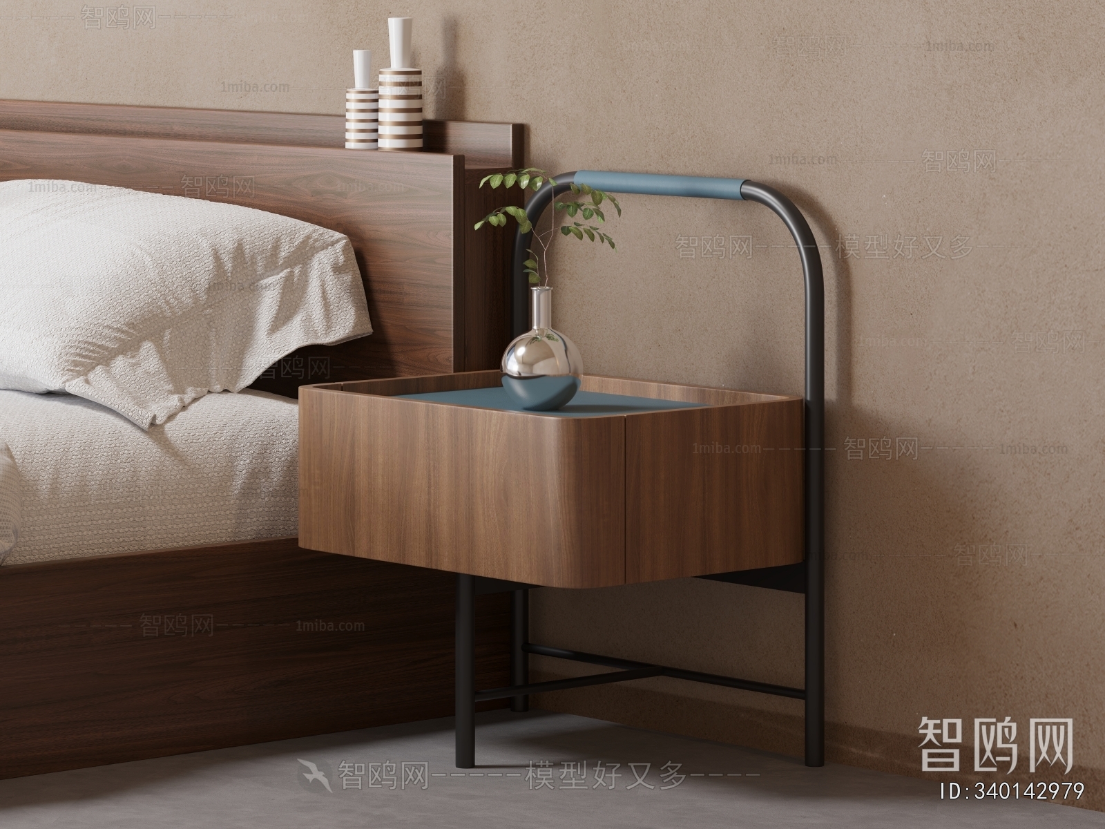 Modern Bedside Cupboard