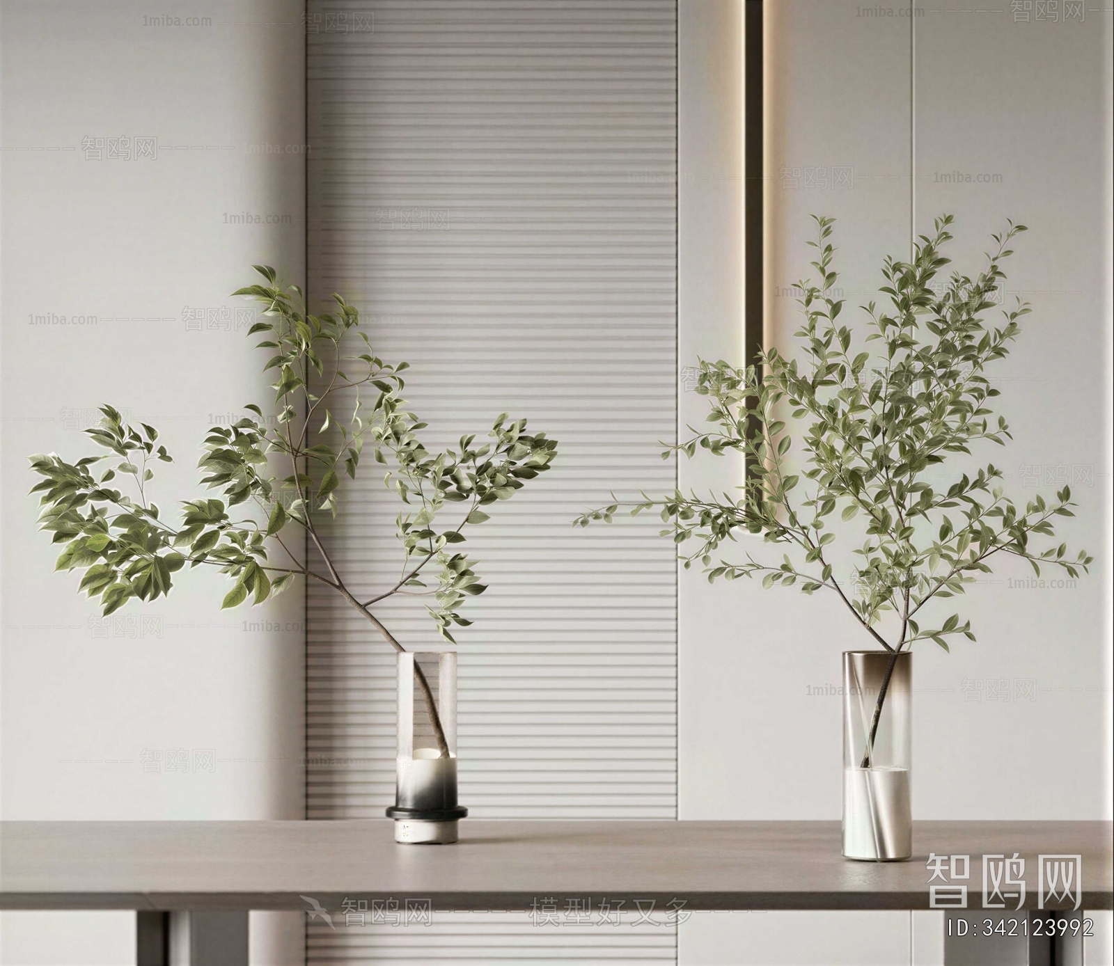 Modern Aquatic Green Plant