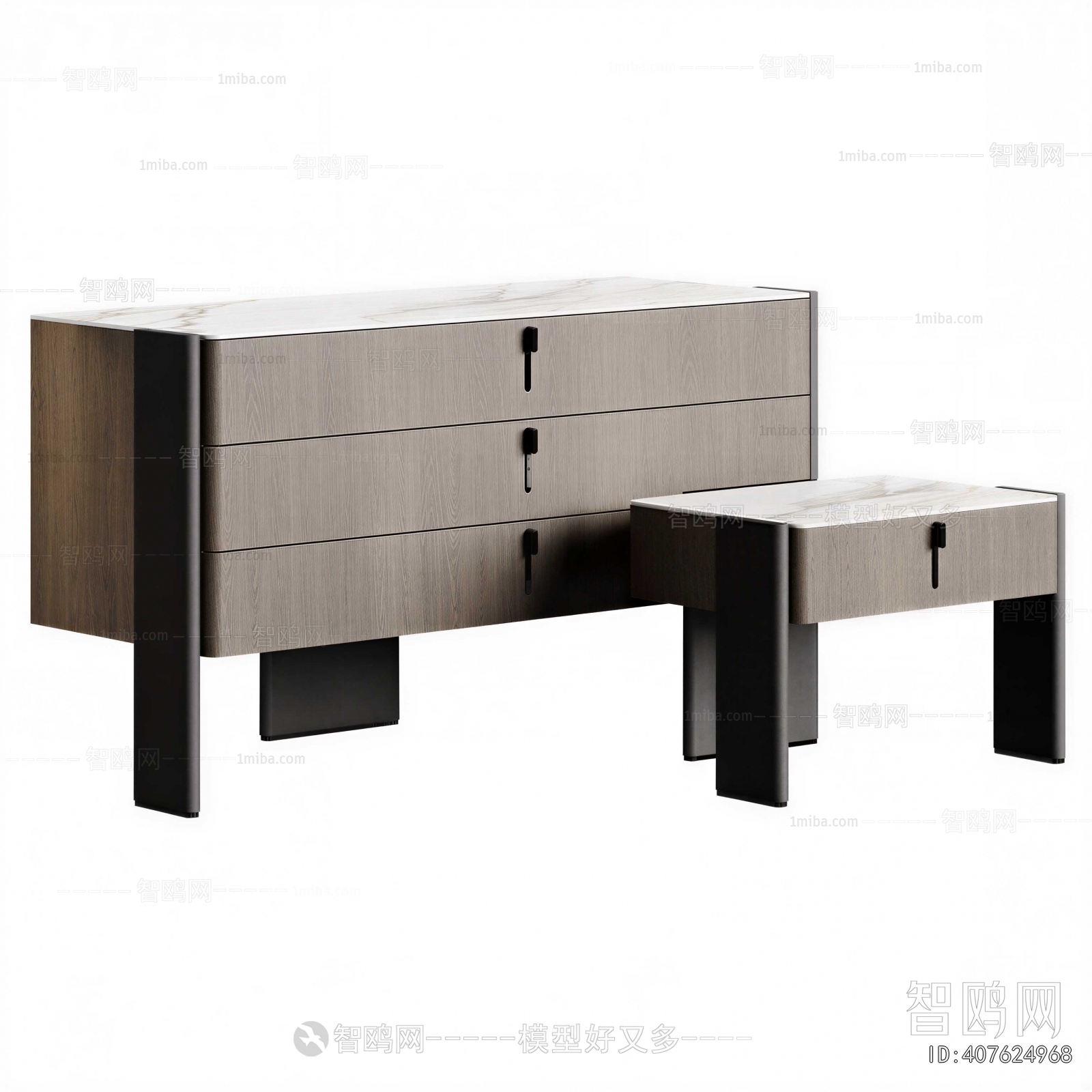 Modern Bedside Cupboard