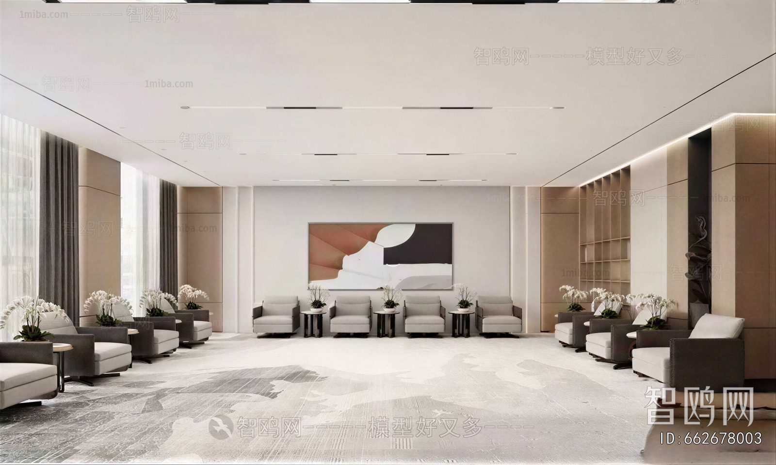 Modern Office Negotiation Area