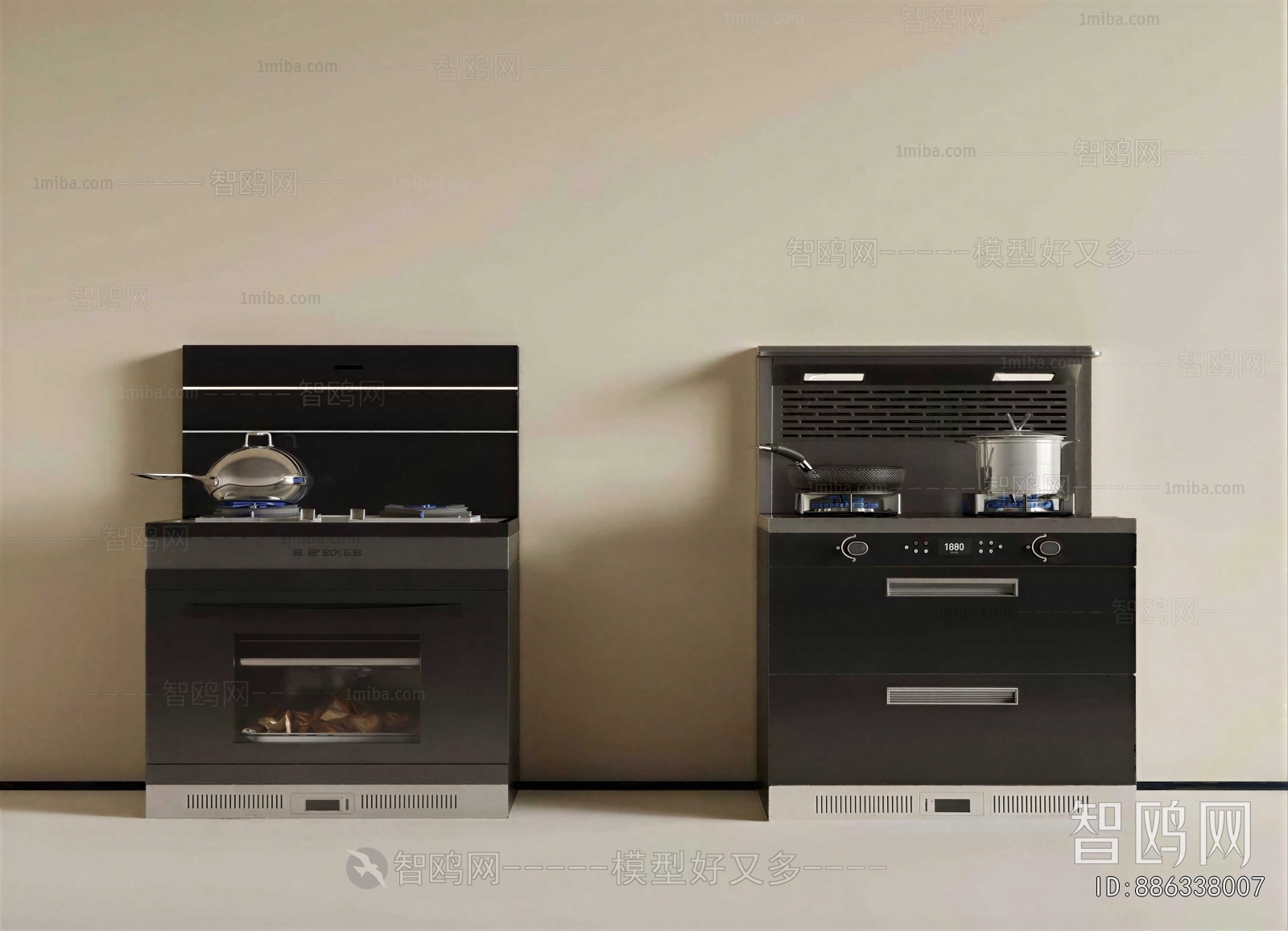 Modern Kitchen Electric Gas Range