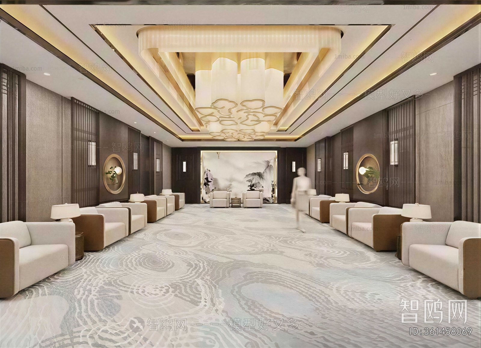 New Chinese Style Reception Room