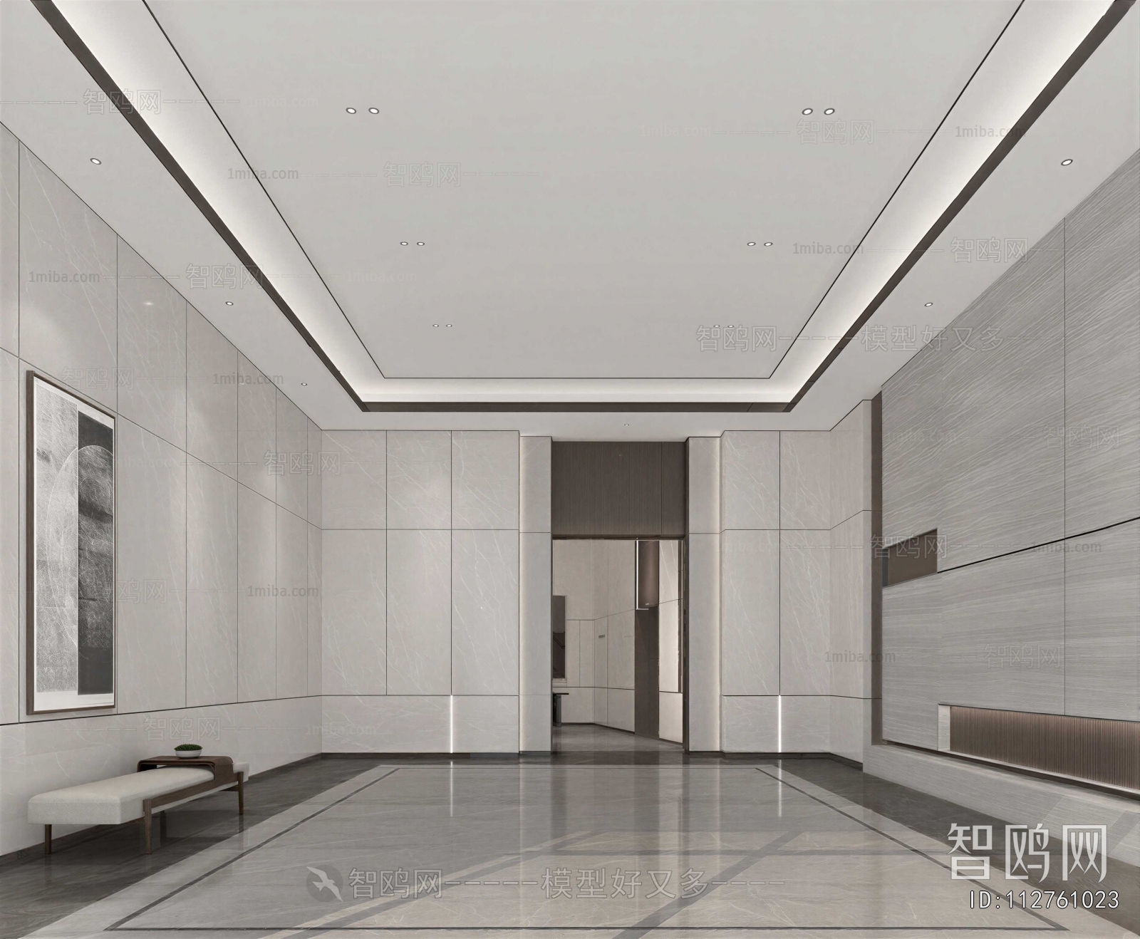 Modern Office Reception Desk