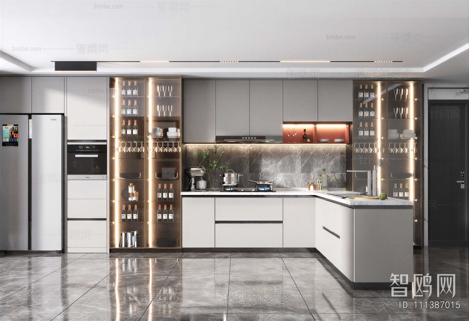 Modern Open Kitchen