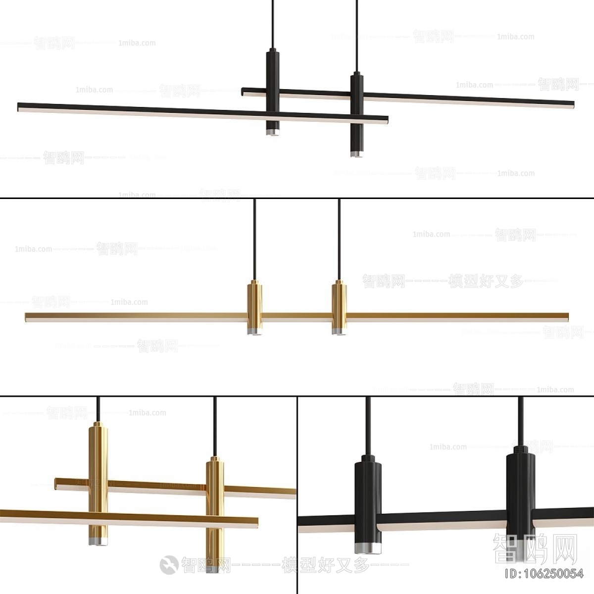 Modern Long Chandelier