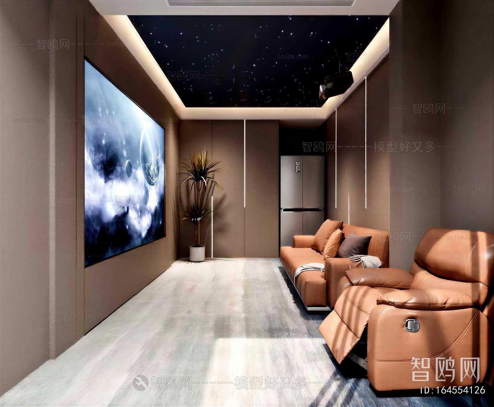 Modern Audiovisual Room