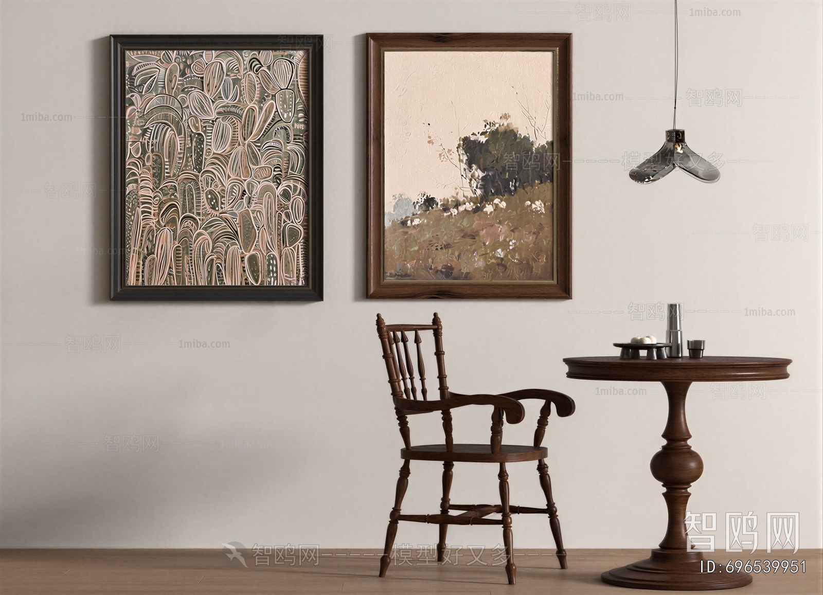 French Style Leisure Table And Chair