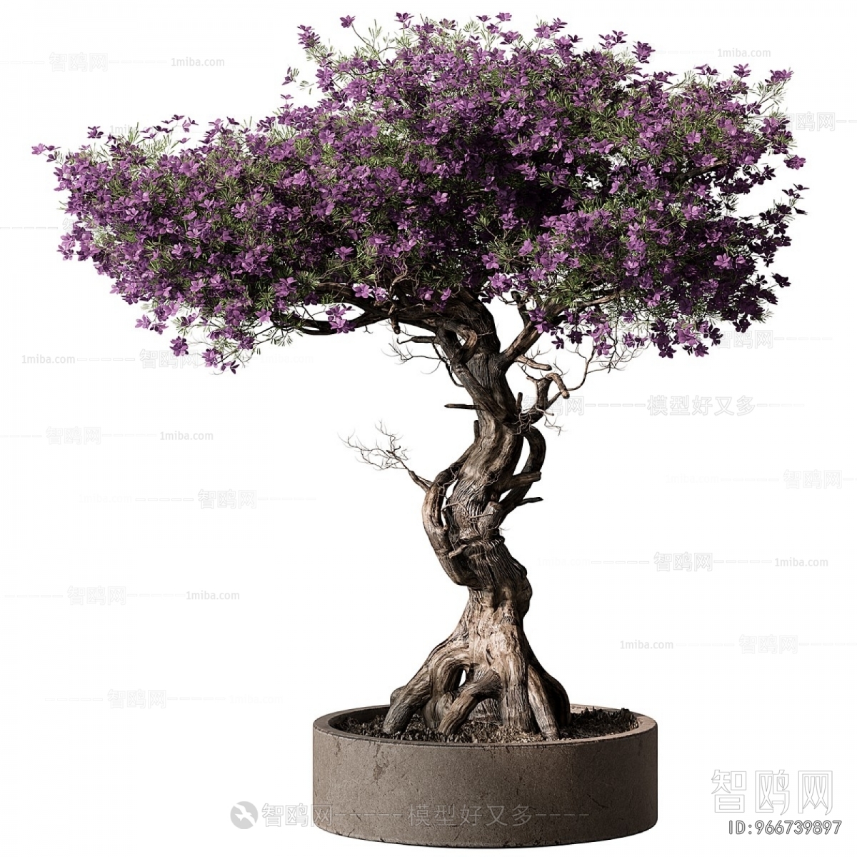 Modern Ground Green Plant Potted Plants