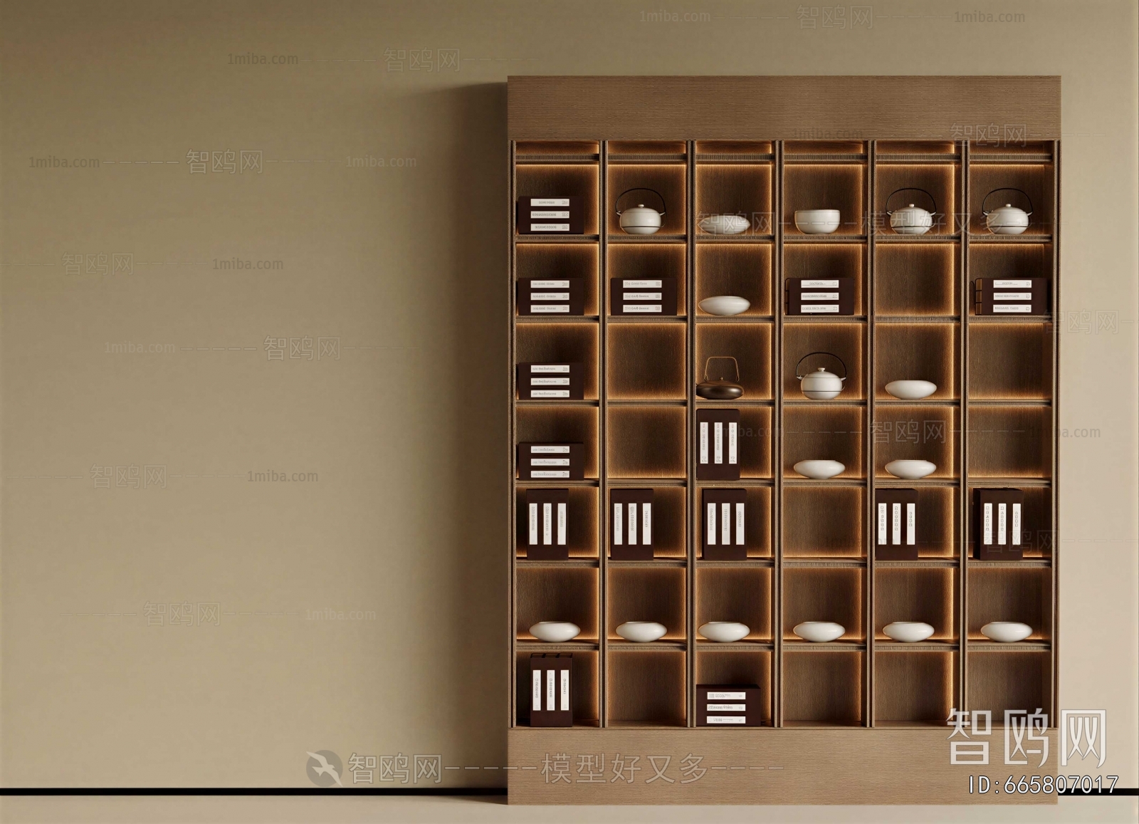 New Chinese Style Bookcase