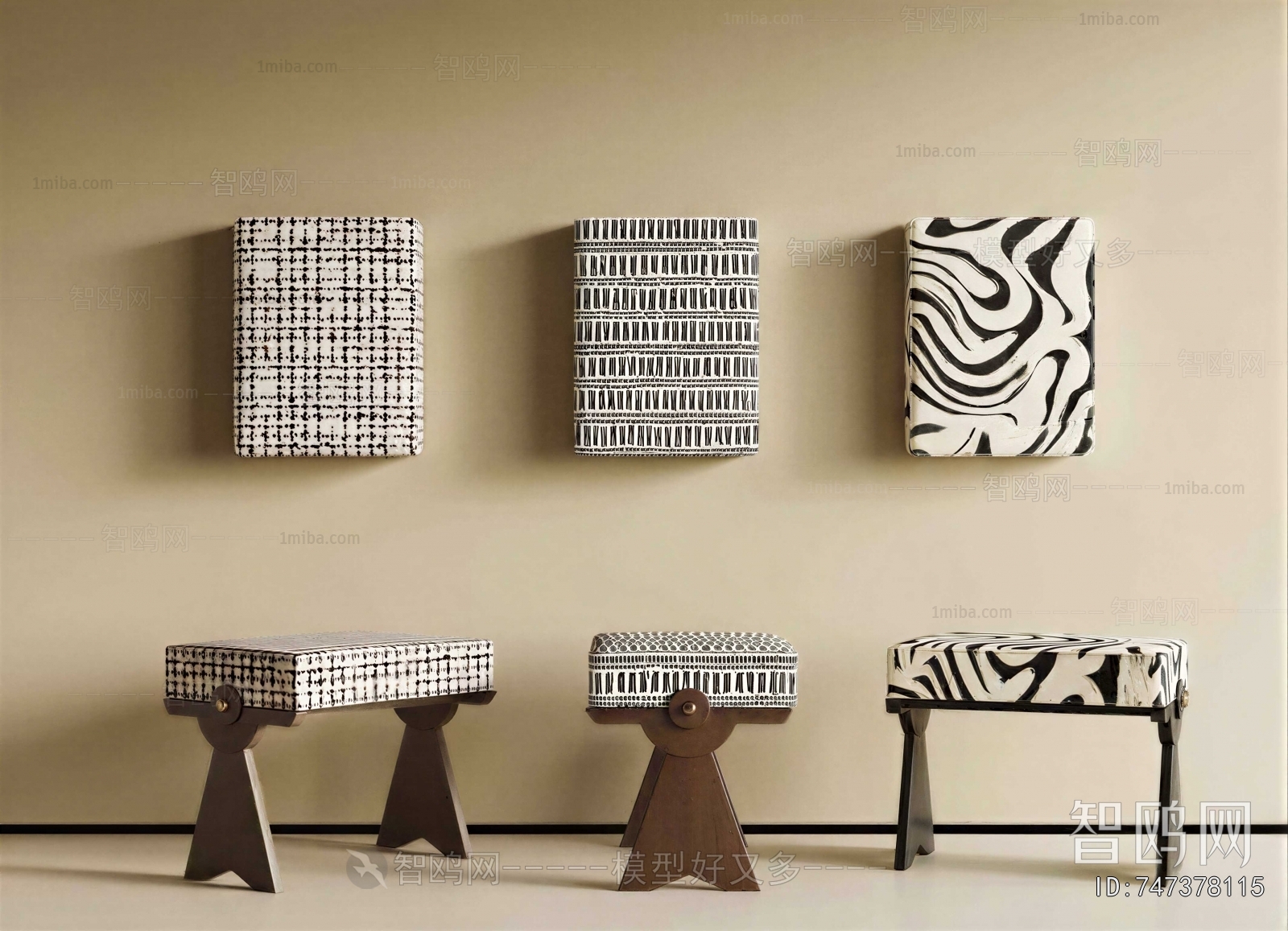 French Style Sofa Stool