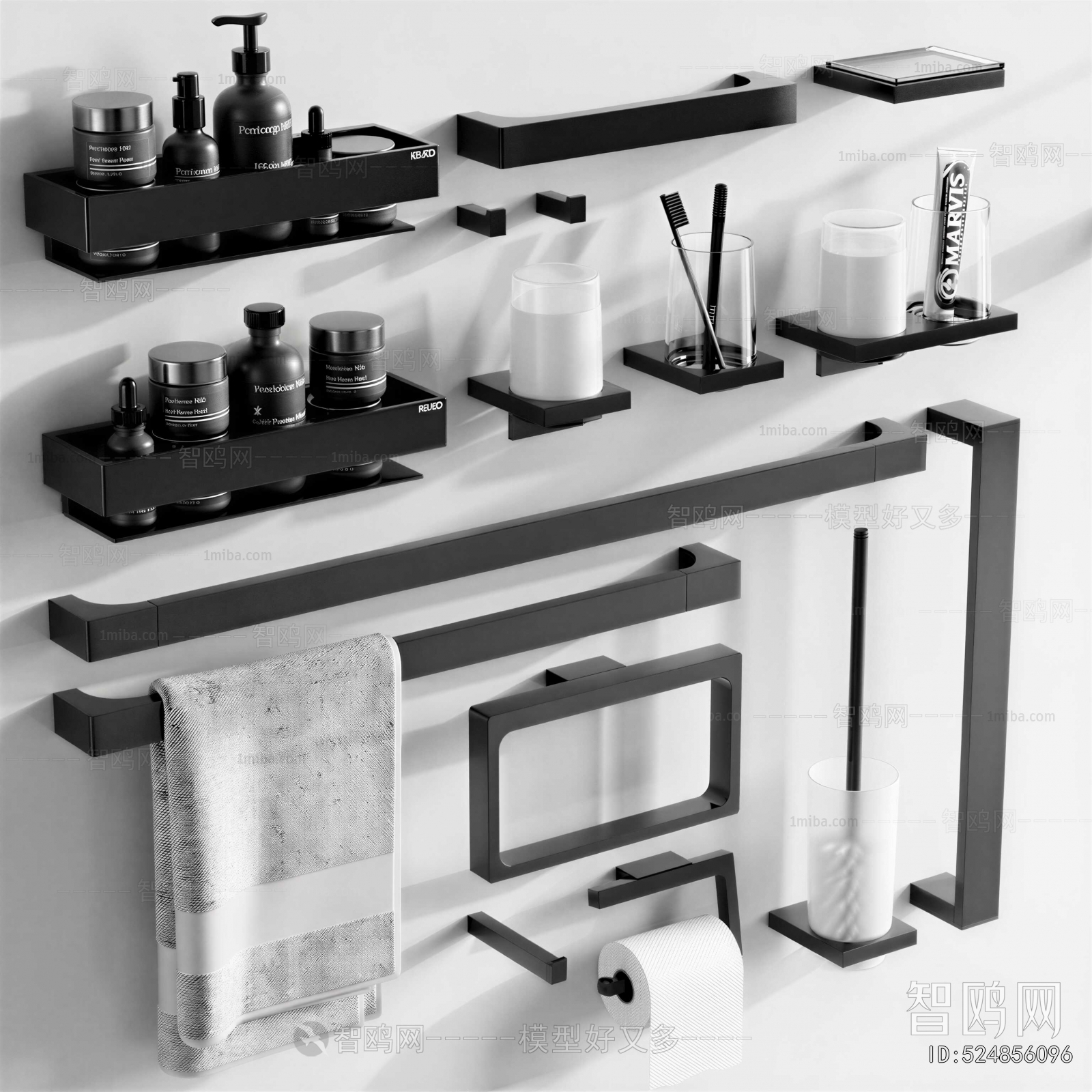 Modern Bathroom Rack