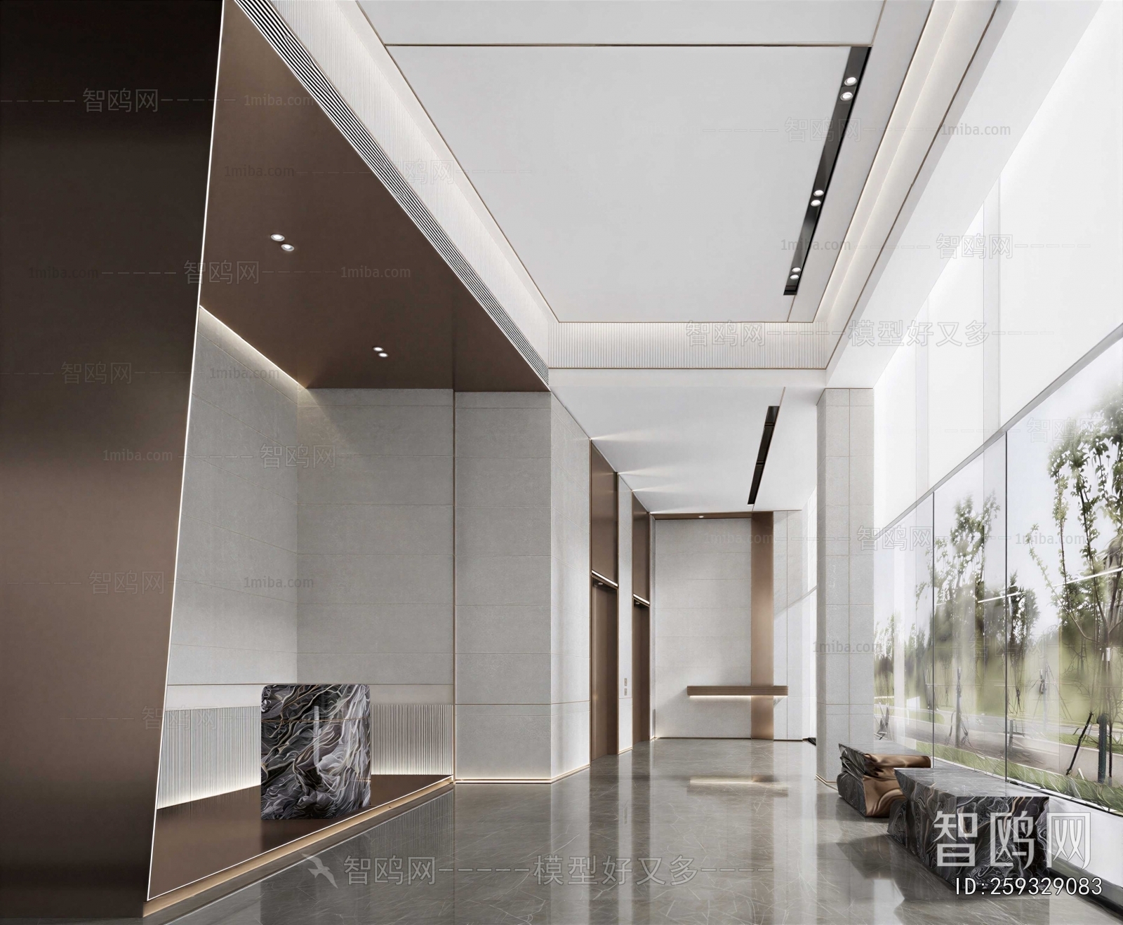 Modern Real Estate Sales Office