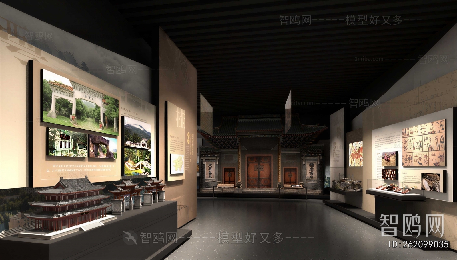 New Chinese Style Exhibition Hall