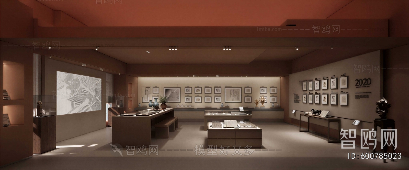 New Chinese Style Exhibition Hall