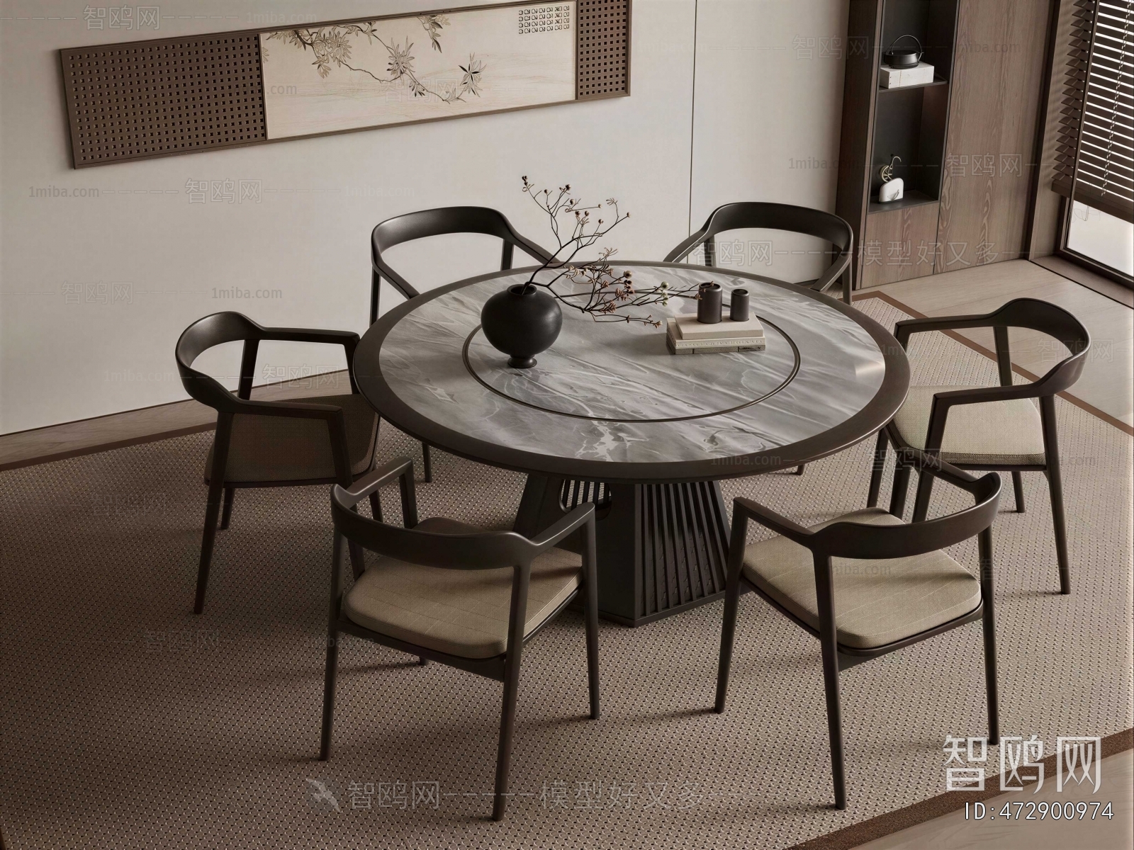New Chinese Style Dining Table And Chairs