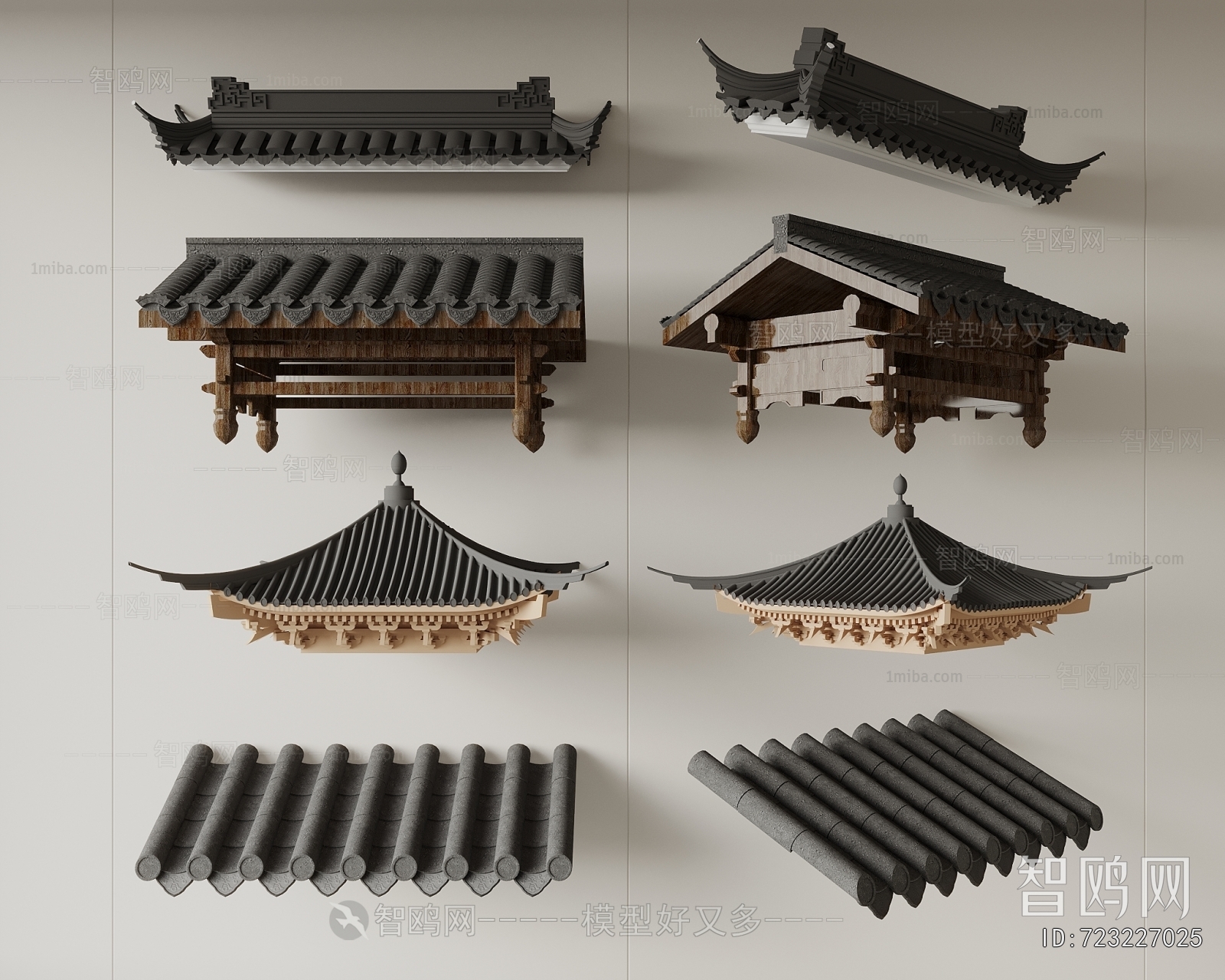 Chinese Style Building Component