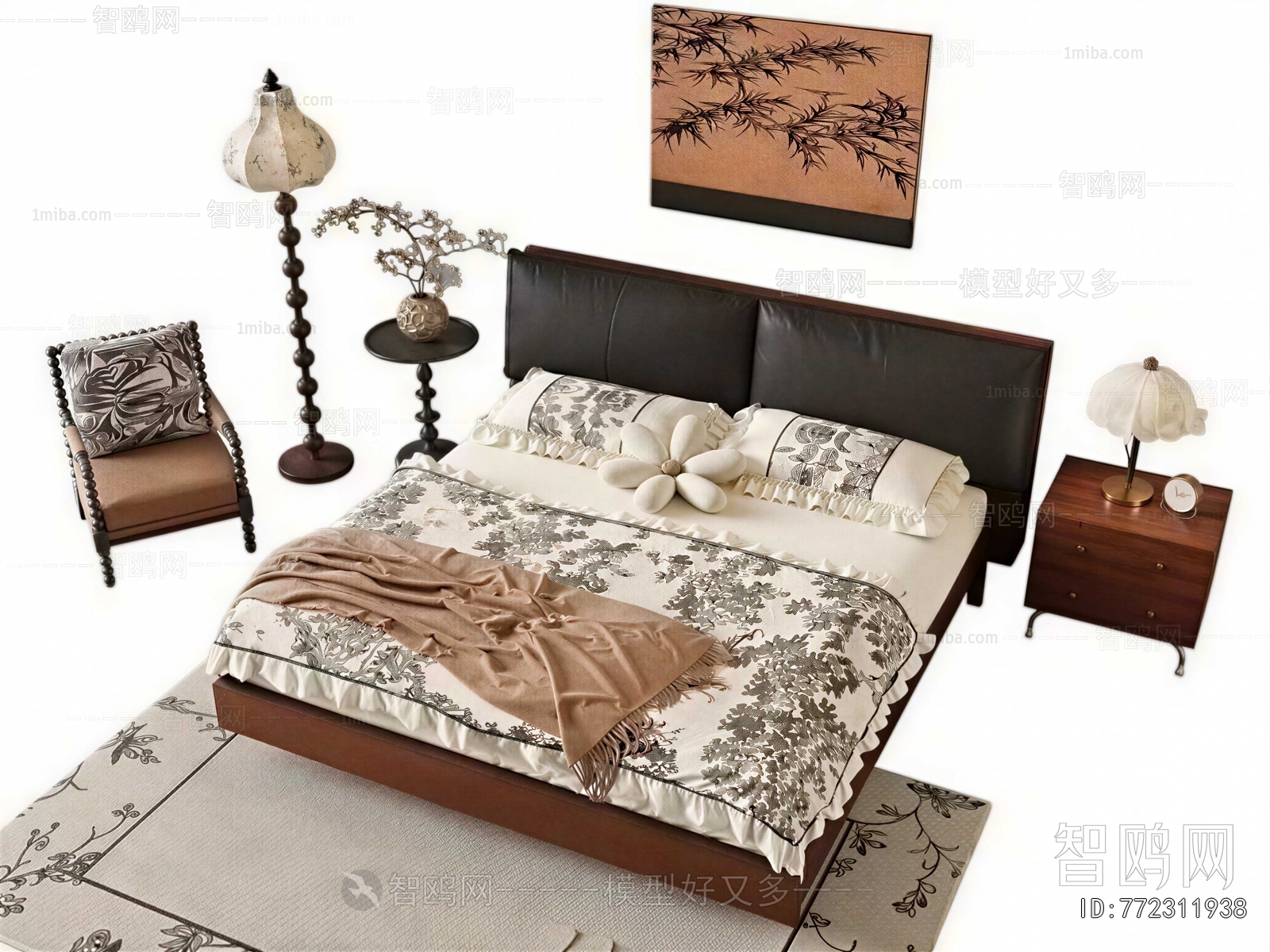 French Style Double Bed