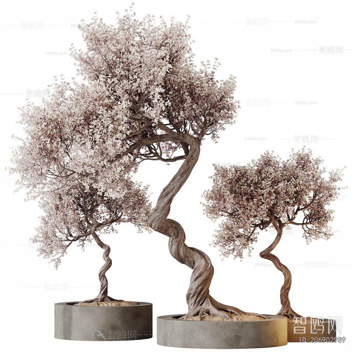 Modern Ground Green Plant Potted Plants