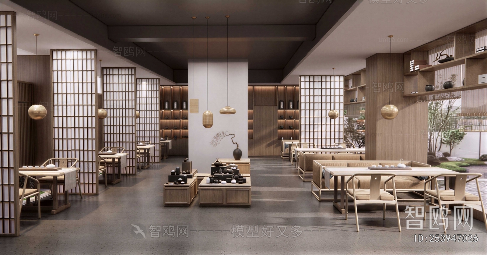 New Chinese Style Teahouse Tea House