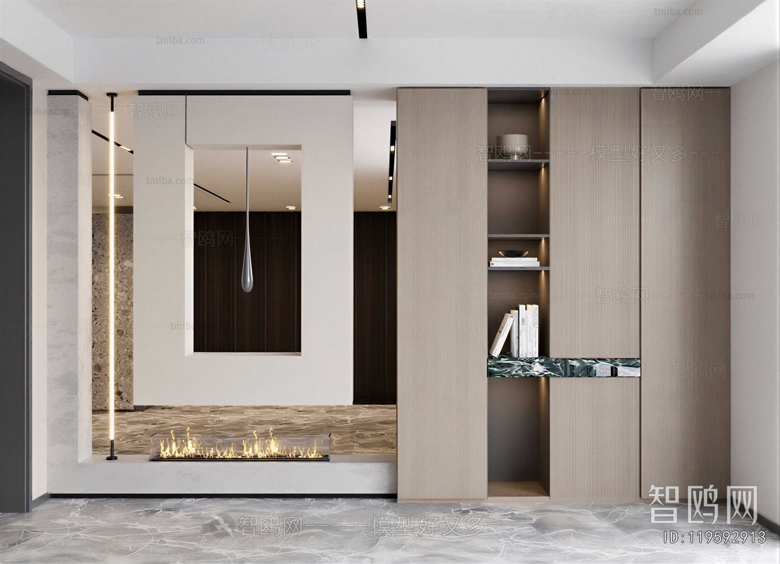 Modern Entrance Cabinet