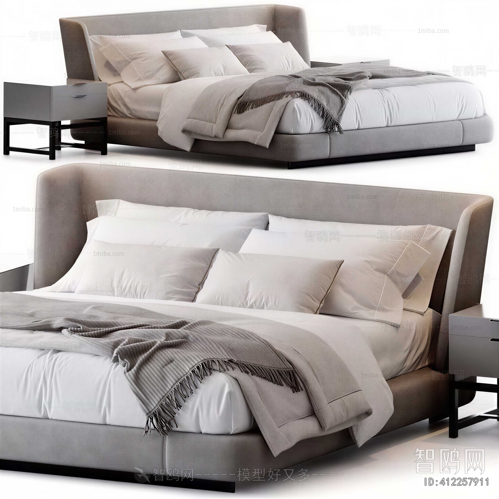 Modern Double Bed