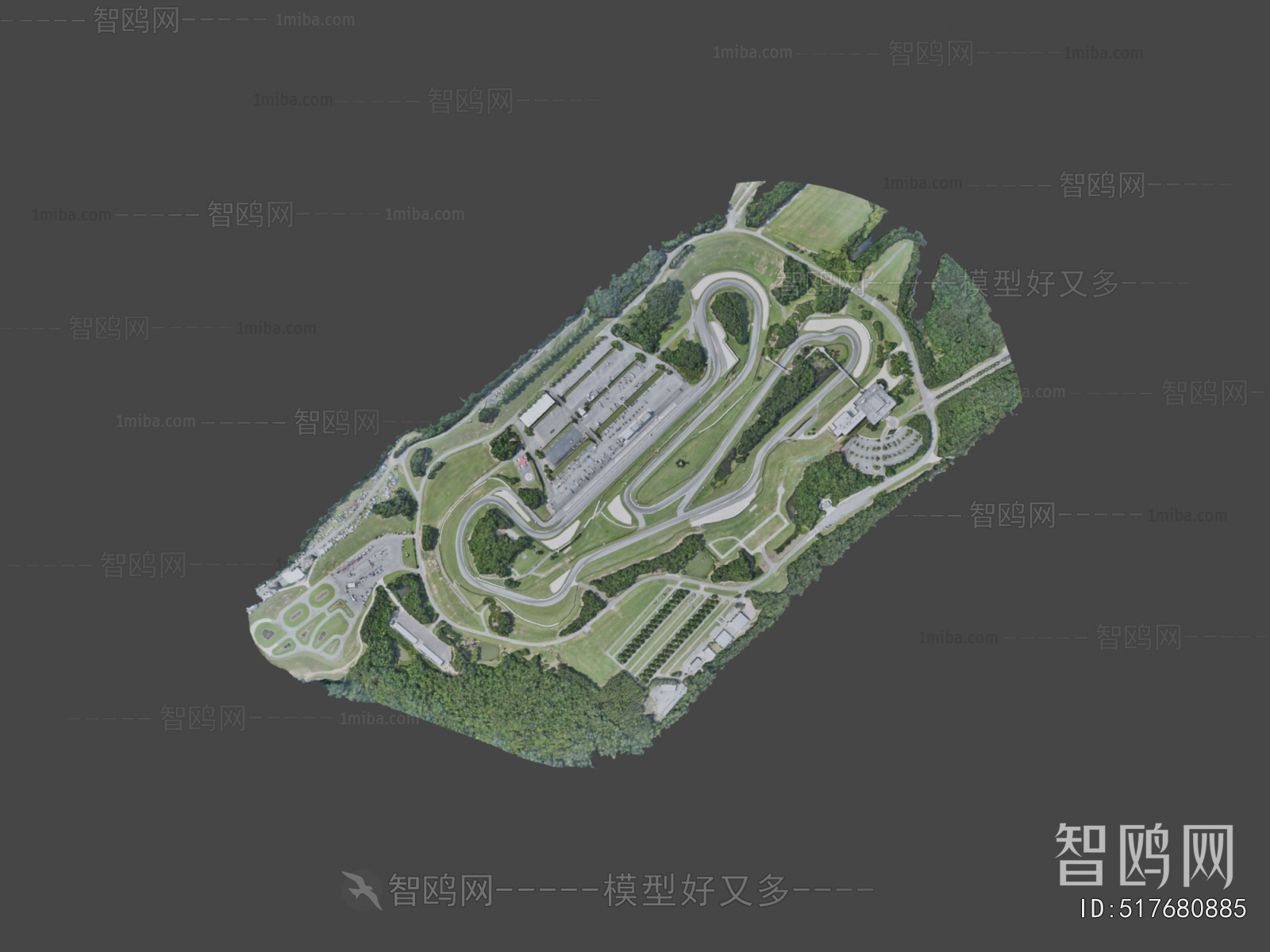 Modern Architectural Bird's-eye View Planning